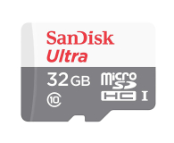 SANDISK MICRO SD 32GB ULTRA (microSD HC) 80MB/s C10 SDSQUNS-032G-GN3MN - 409228 - zdjęcie 1